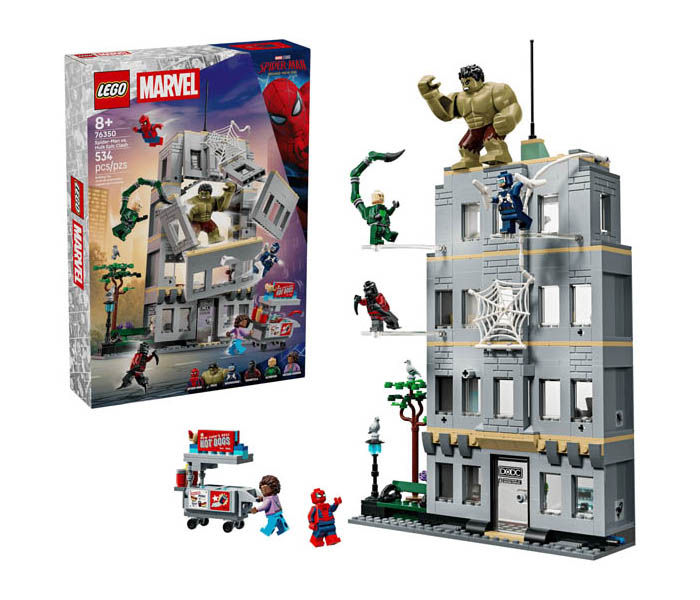 Igračka Lego kocke Marvel Spider-Man vs. Hulk Epic Clash 8+