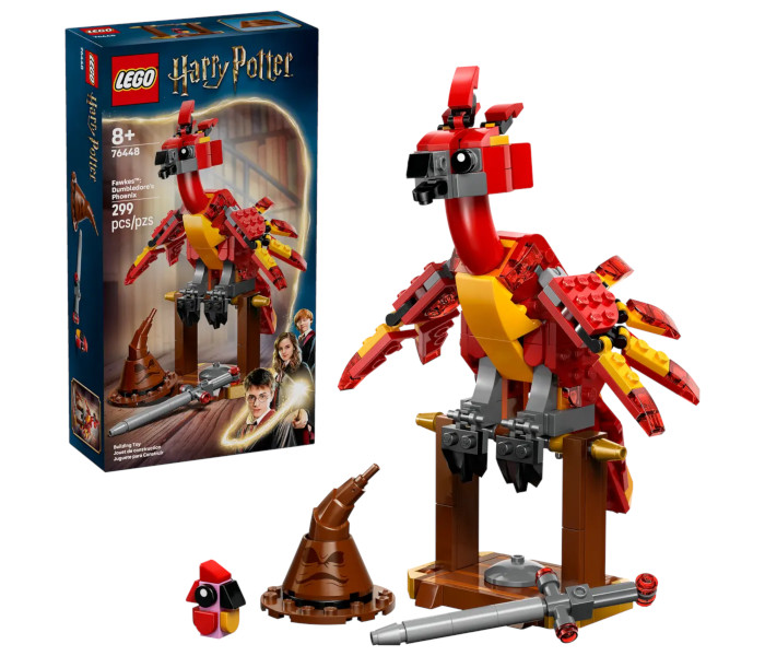 Igračka Lego kocke Harry Potter Fawkes: Dumbledore's Phoenix 8+