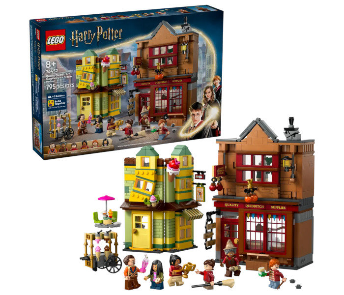 Igračka Lego kocke Harry Potter Quality Quidditch Supplies & Ice Cream Parlour 8+