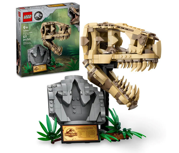 Igračka Lego kocke Jurassic World Dinosaur Fossils: T. rex Skull 9g+