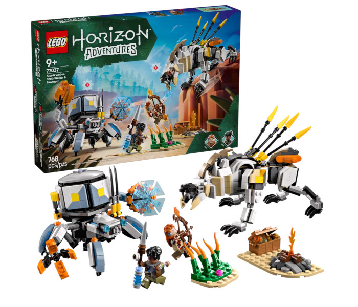 Igračka Lego kocke Aloy & Varl vs. Shell-Walker & Sawtooth 9+