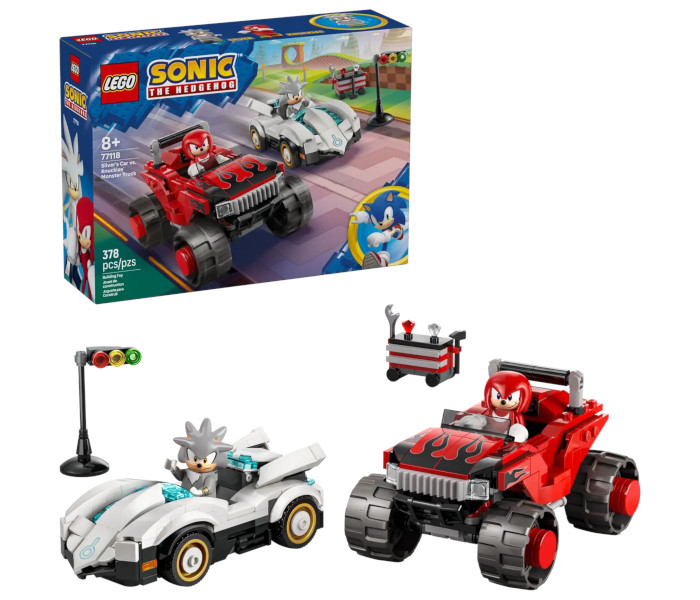 Igračka Lego kocke Silver's Car vs. Knuckles' Monster Truck 8+