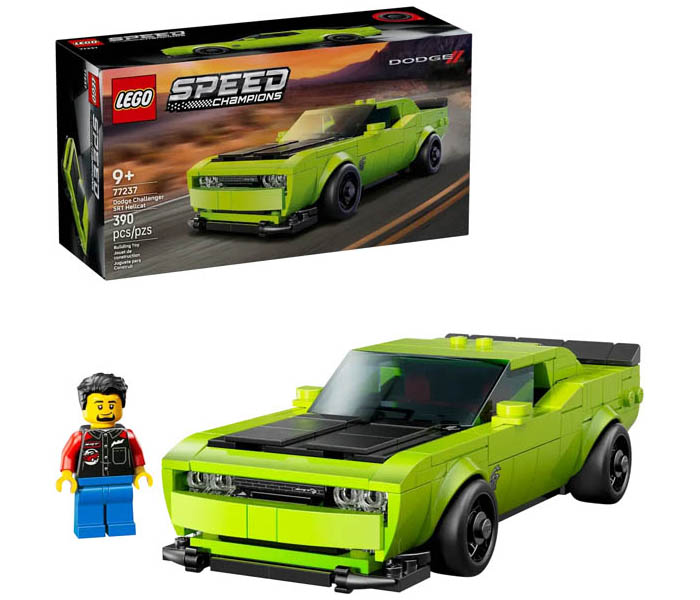 Igračka Lego kocke Speed Champions Dodge Challenger SRT Hellcat Sports Car 9+