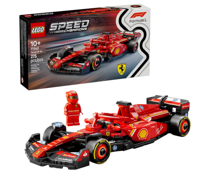 Igračka Lego kocke Speed Champions Ferrari SF-24 F1 Race Car 10+