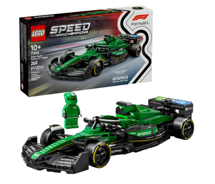 Igračka Lego kocke Speed Champions Aston Martin Aramco F1 AMR24 Race Car 10+