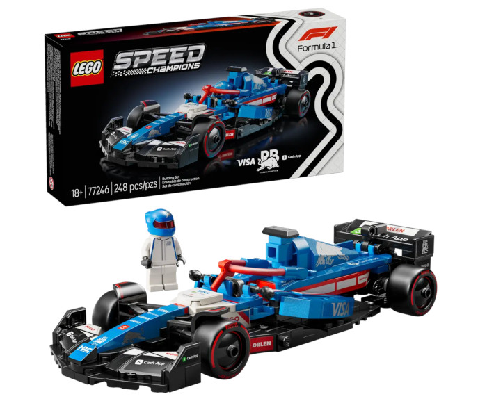 Igračka Lego kocke Speed Champions Visa Cash App RB VCARB 01 F1 Race Car 18+