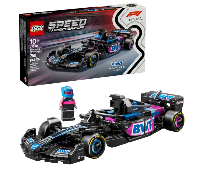 Igračka Lego kocke Speed Champions BWT Alpine F1 Team A524 Race Car 10+
