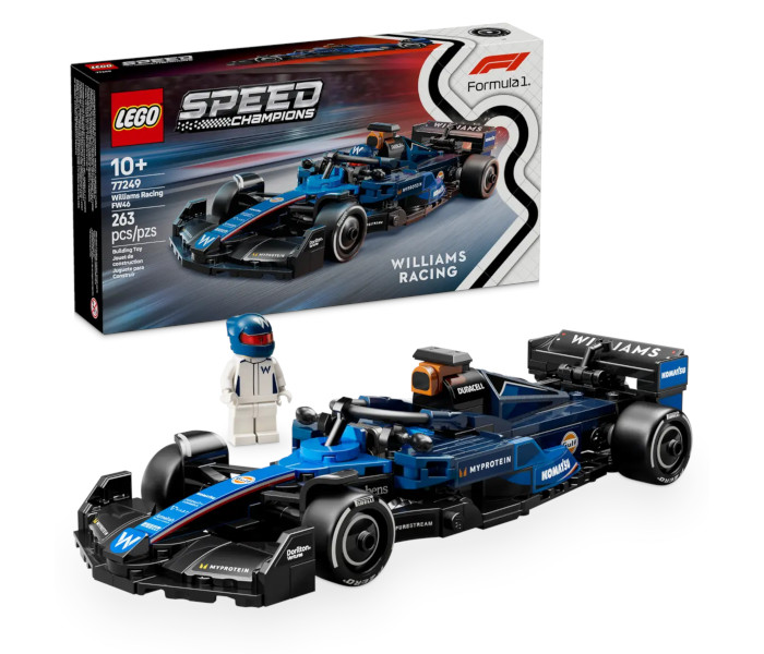 Igračka Lego kocke Speed Champions Williams Racing FW46 F1 Race Car 10+