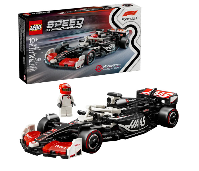 Igračka Lego kocke Speed Champions MoneyGram Haas F1 Team VF-24 Race Car 10+