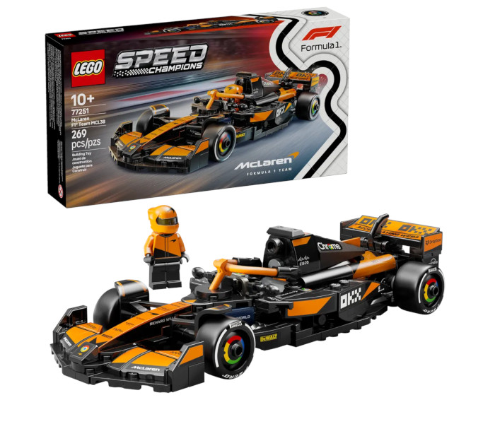 Igračka Lego kocke Speed Champions McLaren F1 Team MCL38 Race Car 10+
