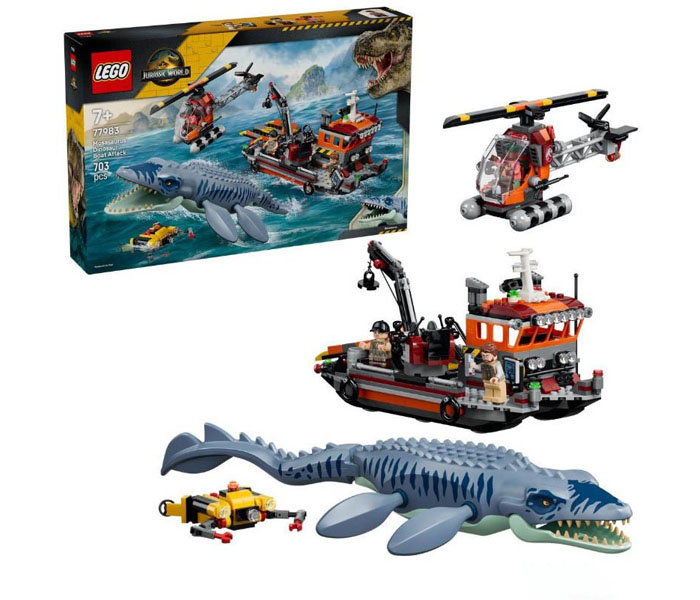 Igračka Lego kocke 77983 Mosasaurus Dinosaur Boat Att.. V29
