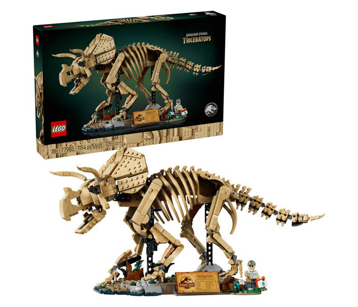 Igračka Lego kocke Jurassic World™ Dinosaur Fossils: Triceratops 18+