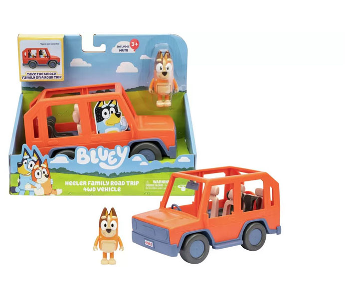 Igračka Bluey s11 heeler  family road trip