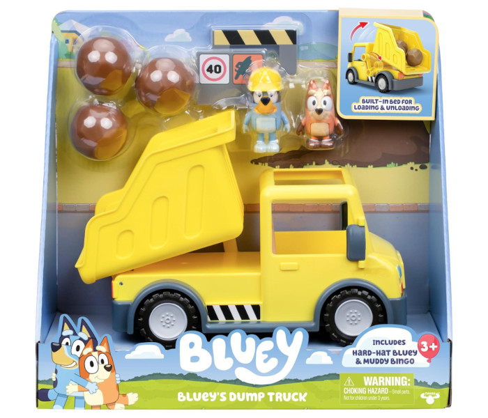 Igračka Bluey dump truck set