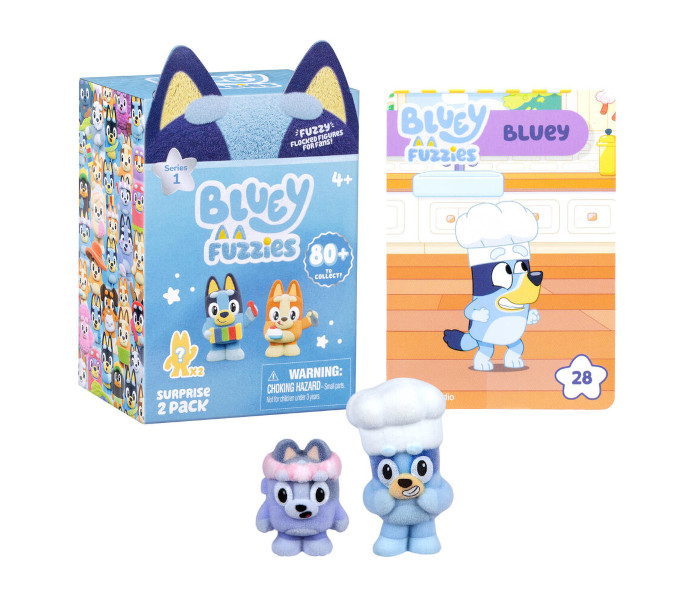 Igračka Bluey fuzzies 2pack
