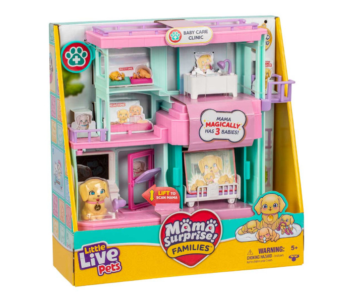 Igračka Little live pets mama surprise families baby clinic