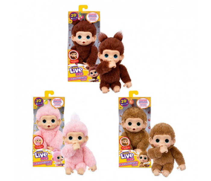 Igračka Little live pets mini monkey