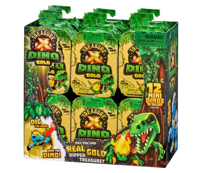 Igračka Treasure X dino gold