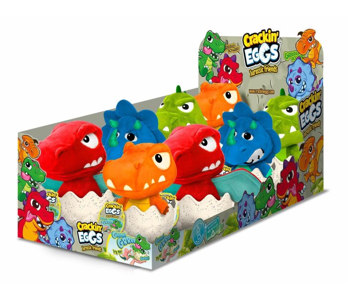 Igračka crakin eggs mini road dino