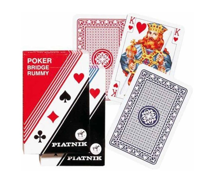 Piatnik bridz karte remi singli spil