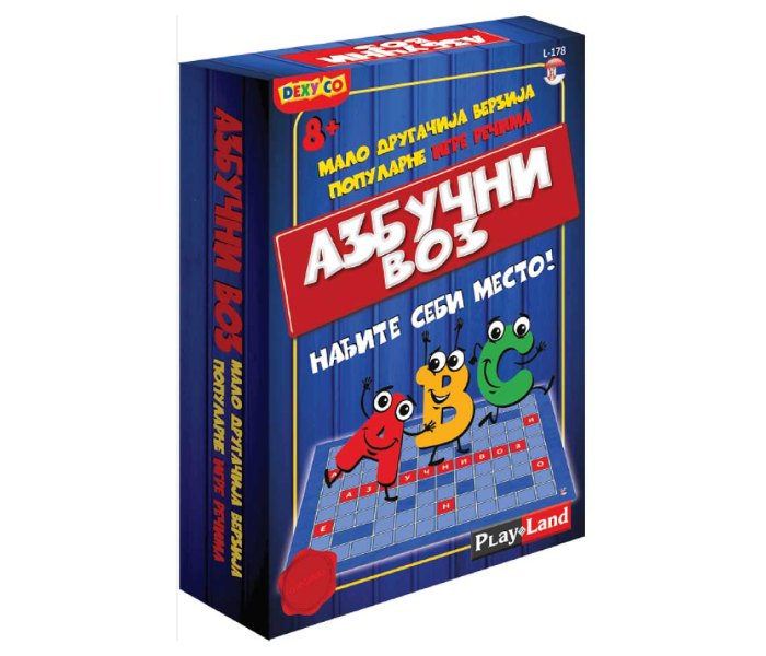 Play Land azbučni voz društvena igra