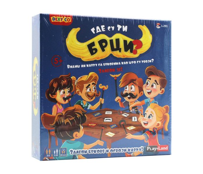 Play Land  društvena igra Gdje su ti brkovi