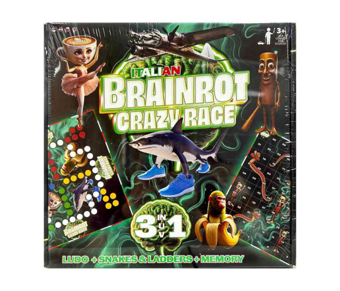 Društvena igra Brainrot crazy race