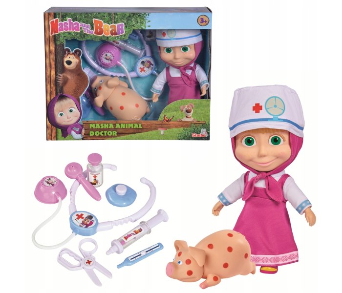 Igračka Maša i meda,  veterinar set