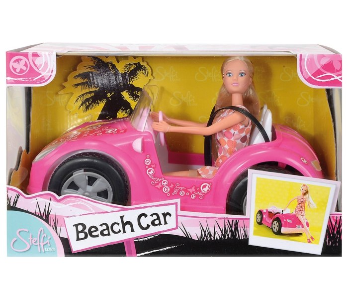 Lutka Steffi beach car set