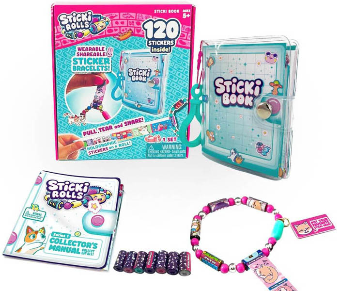Igračka Sticki rolls book set