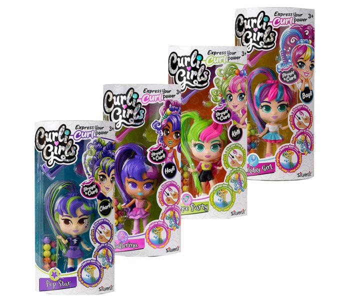 Igračka Curly girls lutkica
