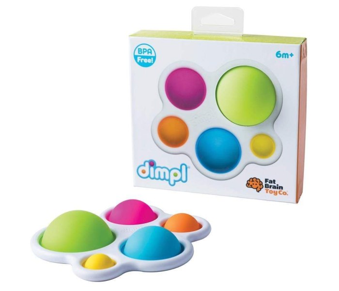 Igračka Tomy fat brain Dimpl, senzorni bebi set