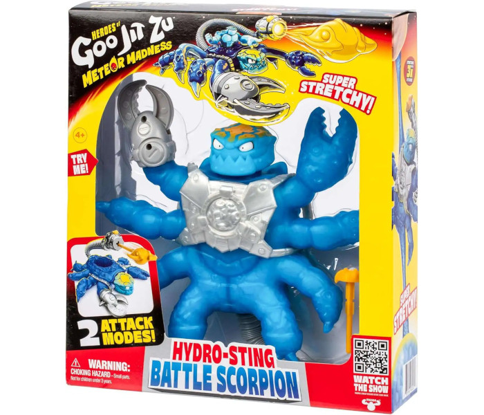 Igračka heroes of Goo Jit Zu meteor madness battle scirpion hydro-sting