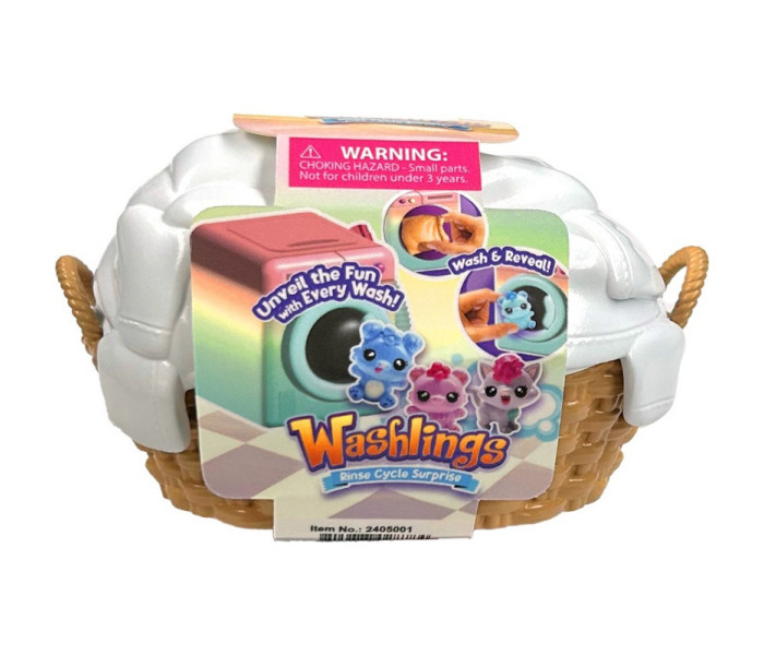 Igračka Washlings hamper set with 2 laundry bags 2 figure