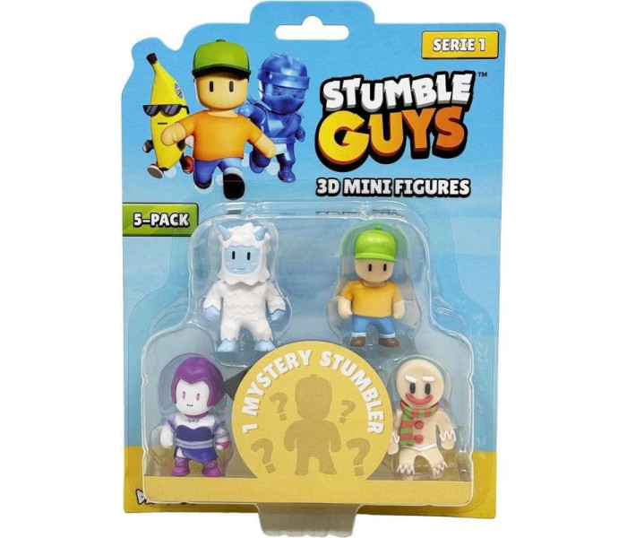 Igračka Stumble guys mini akciona figura 5 kom.