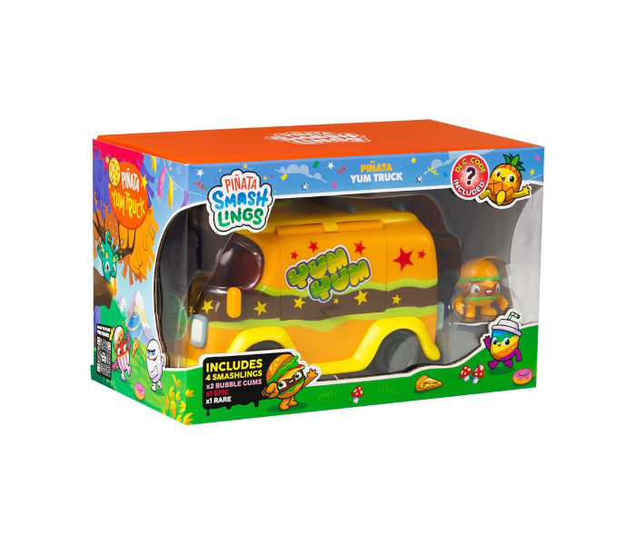 Igračka Smashlings rainbow party bus set