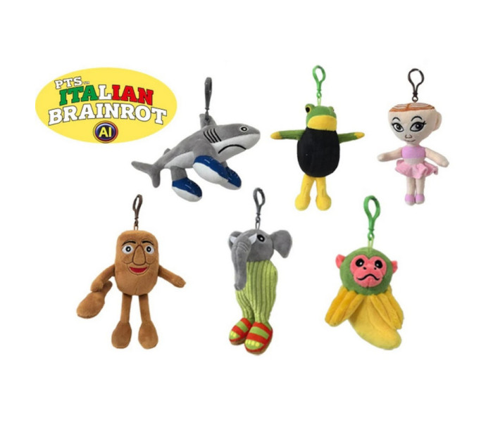 Igračka Brainrot privezak za ključeve 10cm.