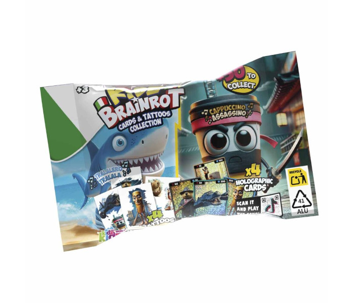 Igračka Brainrot karte i tattoo