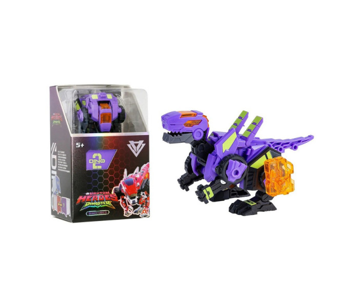 Igračka Dinoster Dinocubes raptorbot purle