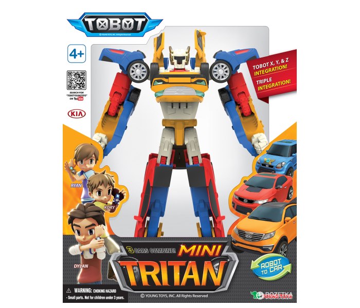 Igracka Tobot auto robot mini tritan
