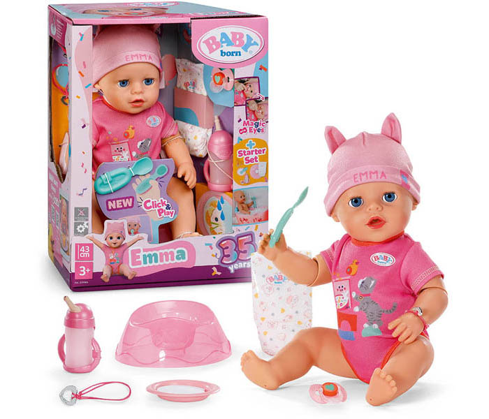 IGRAČKA BABY BORN EMA CLICK AND PLAY 43 CM