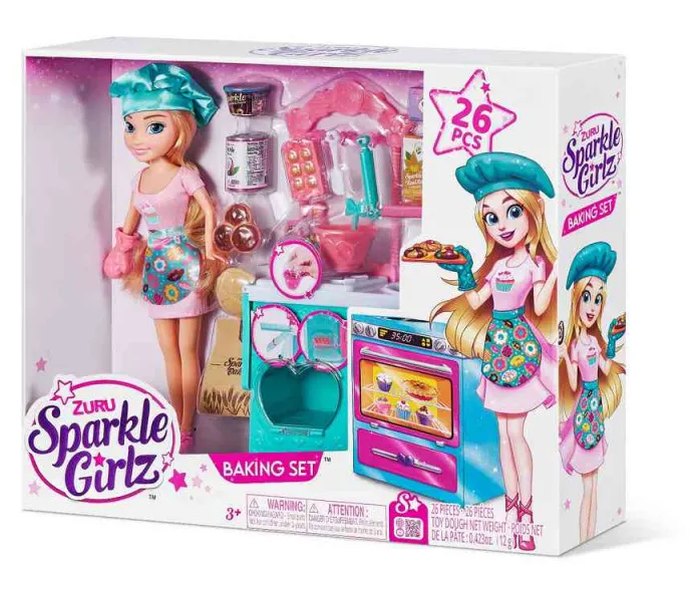 Igračka Sparkle girlz bake off set sa lutkom