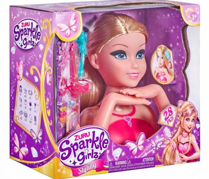 Igračka Sparkle girlz styling head set