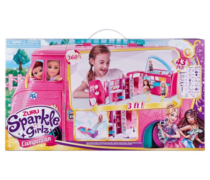 Igračka Sparkle girlz kamper i lutka set