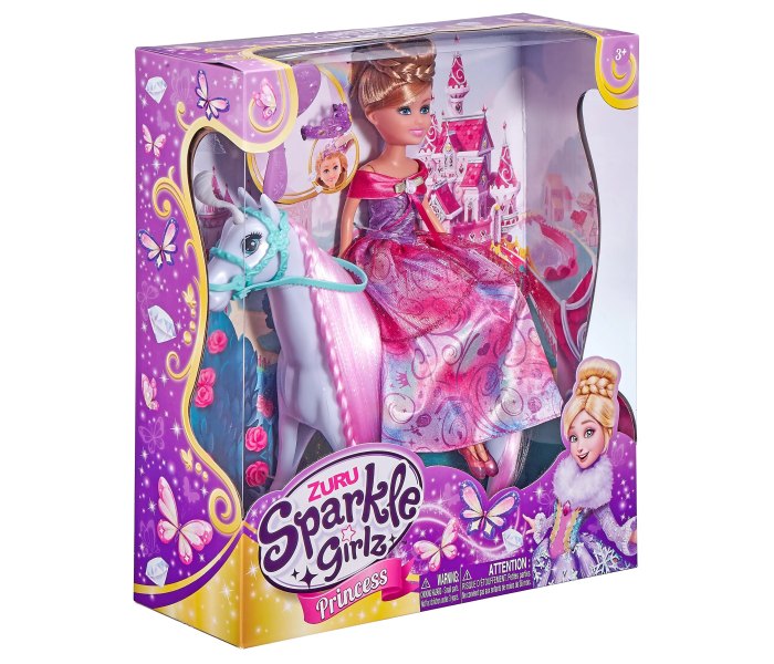 Igračka Sparkle girlz lutka i konjić set