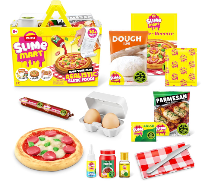 Igračka Slime mart basket pizza set