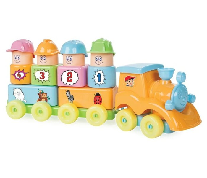 Igračka Pilsan, konstruktor voz sa kockama 33 komada