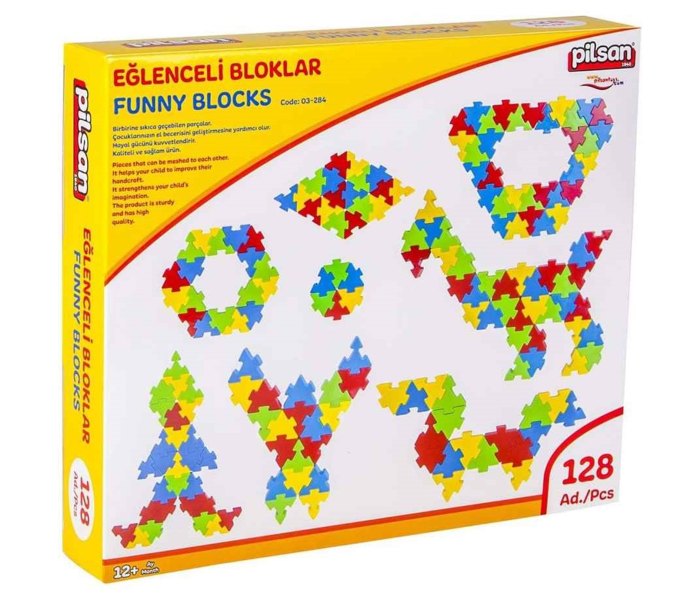 Igračka Pilsan, kutija sa kockama 128kom.