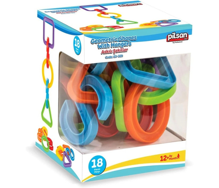 Igračka Pilsan, geometrijski oblici 24 komada