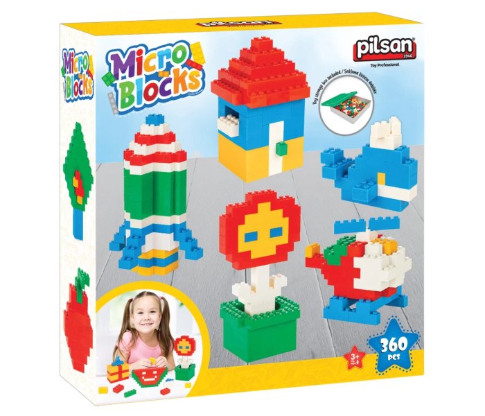 Igračka Pilsan, kutija sa kockama 360kom.